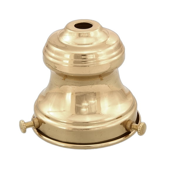 B&P Lamp® 2 1/4" Fitter, Brass Neo-Classical Style Shade Holder