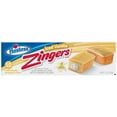 HOSTESS Iced Vanilla ZINGERS, Iced Vanilla Cakes 12.70 oz, 10 Count