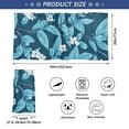 thumbnail image 4 of Blue Leaves and Little Flowers Men Bath Towel Adjustable Body Wrap for Sauna Spa Gym Shower After Soft Cover Up, 4 of 7