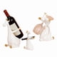 thumbnail image 1 of Inteprter Estante para vino con escultura de alce de 3 uds., soporte para botella de vino de alce de resina, estatua multiusos para botella de vino de alce Kits de equipo de elaboración de vino No. 4 Inteprter HA026630-04, 1 of 1