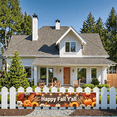 thumbnail image 6 of Decorative Design Happy Fall Banner Festive Leaves Thanksgiving Decoration Pumpkin for Autumn Celebration Outdoor Indoor, 6 of 9