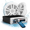 thumbnail image 2 of Audio estéreo BOSS MCK508WB.6 con Bluetooth para barcos marinos con 6.5 pulgadas, 2 of 3