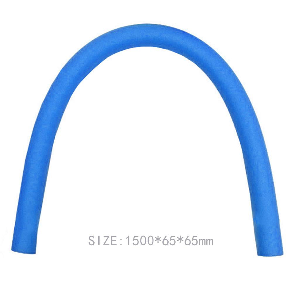 Flexible Learn Swimming Pool Noodle Water Float Floating Aid Solid Blue 