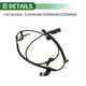 thumbnail image 5 of Sensor de Velocidad de Rueda ABS Unique Bargains Sensor ABS Sistema de Frenado Antibloqueo No.5105065AB para Jeep Compass 2007-2017 1 Pc Trasero Izquierdo, 5 of 7