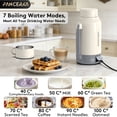 thumbnail image 6 of PANCERKA 1PC 1.0L Portable Electric Kettle - 400W High Power, Multi-Function (Boil, Warm), 304 Stainless Steel, Fast Heating, Smart Temperature Control, Safe & Easy to Clean, 6 of 11