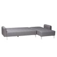 thumbnail image 2 of Baxton Studio Lanoma Slate Gray Fabric Upholstered Convertible Sleeper Sofa, 2 of 9