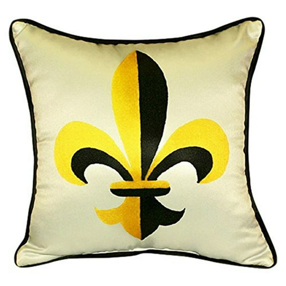 Betsy Drake ZP031 22 x 22 in. Fleur-De-Lis Extra Large Zippered Pillow