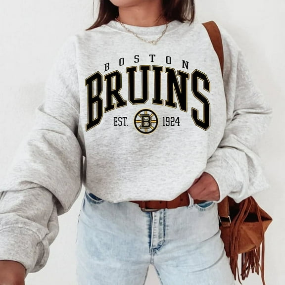 Vintage Boston Sweatshirt, Bruins Hockey Sweater, College Sweater, Hockey Fan Shirt