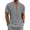 Gray, variant on Men's Cotton Linen Shirt Short Sleeve Drawstring Lace up Arm Banded Tops Medieval Viking Pirate Renaissance Costume Navy