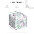 thumbnail image 4 of Kdxio Rabbit Back View Print Tissue Box Cover,Square Decorative PU Leather Facial Paper Case Organizer Holder Dispenser for Bathroom,Night Stands,Desk,Car 5.2''X5.2''X5.2'', 4 of 8