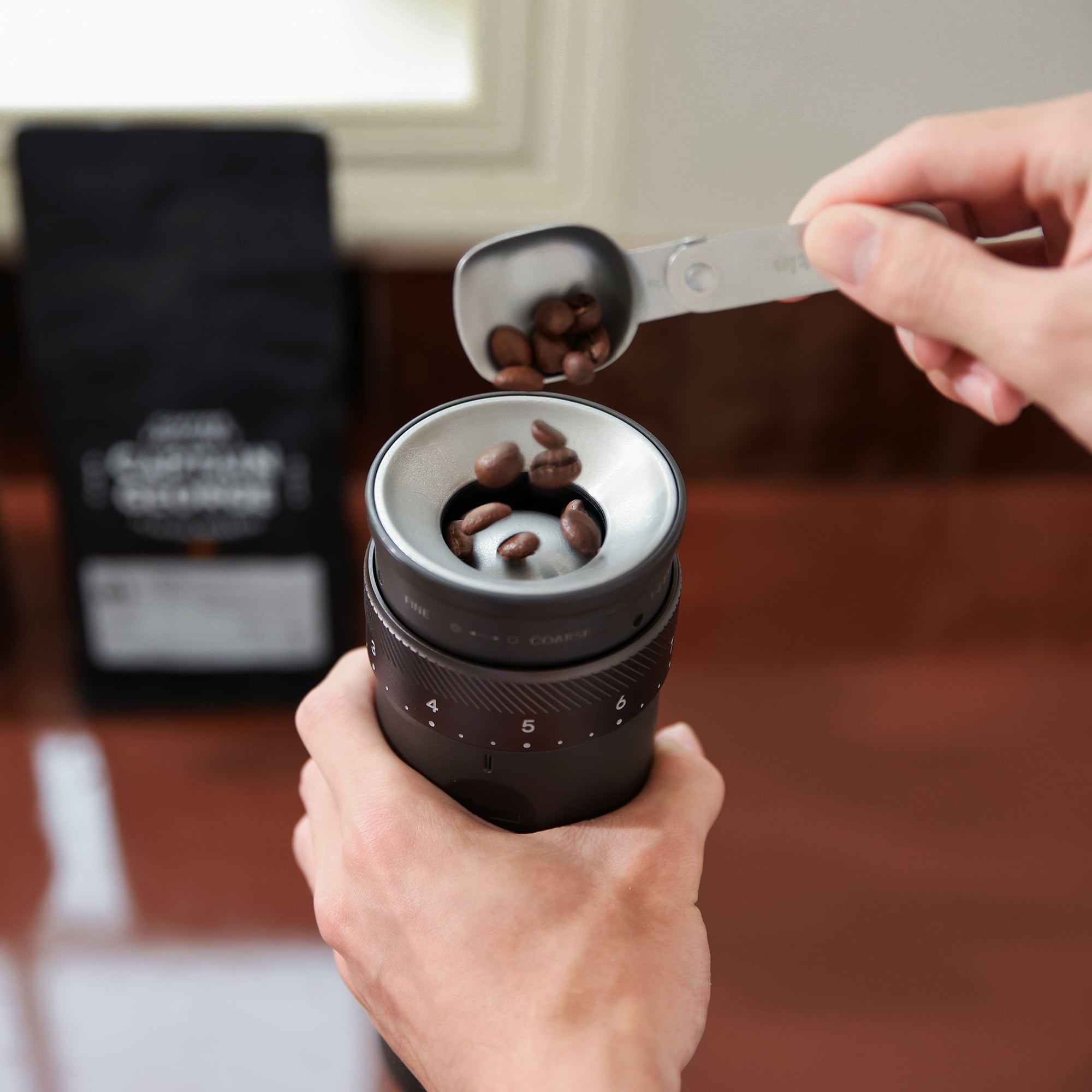 OutIn Fino Coffee Grinder (Tundra Brown)
