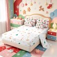 thumbnail image 3 of Manfei Western Xmas Festive 7-Piece Twin Bedding,Kawaii Christmas Tree Bedding Comforter Set,Xmas Reversible, 3 of 7