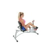 300lb Capacity Magnetic Recumbent Bike Exercise Bike w/ LCD Monitor and Pulse Rate Monitoring by Sunny Health & Fitness - SF-RB4417