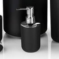thumbnail image 2 of Accesorios de baño, bote de basura, soporte para cepillo de dientes, accesorios de baño de hotel negros, accesorios de baño de hotel, durabilidad extendida, 2 of 8