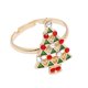 thumbnail image 2 of Anillo abierto de aceite de gota de aleación de árbol de Navidad de alce de muñeco de nieve de dibujos animados de Navidad Wmkox8yii fajkfhkj3049, 2 of 4