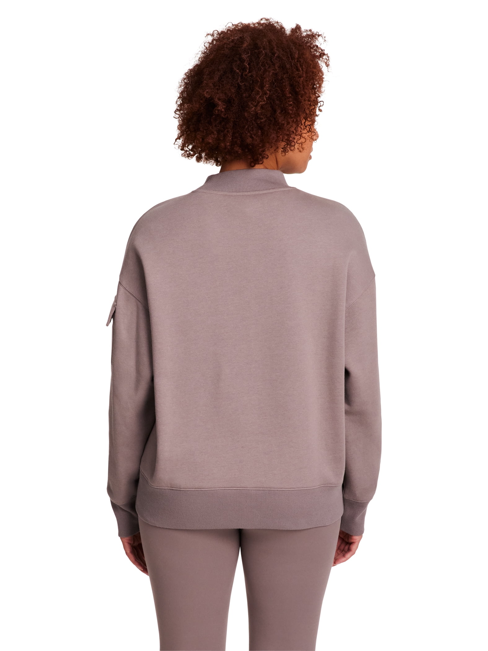 Reebok Women's & Women's Plus Transition Mock Neck Sweatshirt, Sizes XS-4X