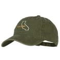 thumbnail image 2 of California with Map Outline Embroidered Washed Cotton Twill Cap - Olive OSFM, 2 of 5
