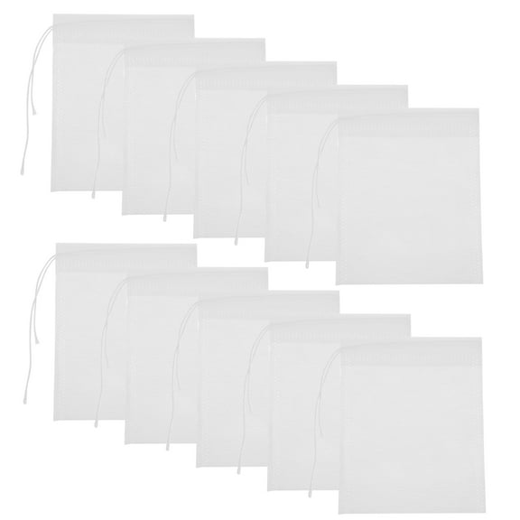 100Pcs Spice Bags for Cooking Empty Tea Bags Drawstring Soup Bags Muslin Bags