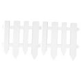 thumbnail image 4 of UPOUART 2Pcs White Plastic Fence for Garden and Yard with UV Protection 11.8x11.8in, 4 of 8