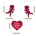 thumbnail image 5 of Desk Accessories Promotion Sale! Nomeni Valentine's Day Wooden Pile Garden Sign Outdoor Garden Decoration, Home Decor Clearance Sale, 5 of 6