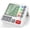White, variant on 4-Channel Digital Kitchen Timer with Count Up/Down, Loud Alarm, Silent Mode, Large Display, Magnetic Back, Auto Memory, Battery Included