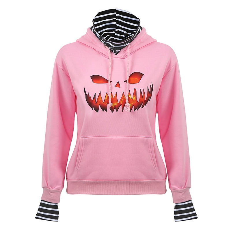 Red Leaf Flag Teen Hoody Sweater Pullover Drawstring Pocket Warm Sweat Shirt for Gril 