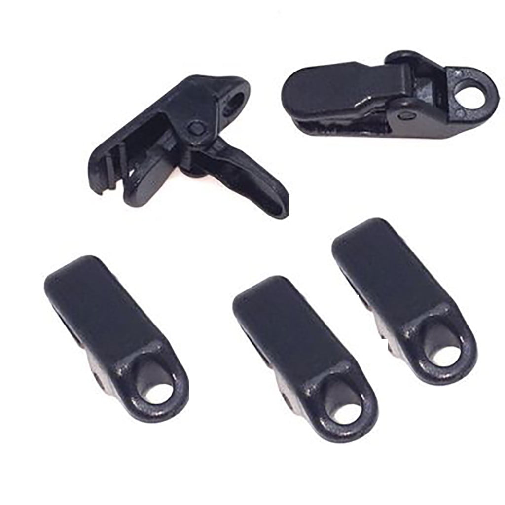 50PCS Heavy Duty Outdoor Camping Canopies Tent Awning Clamp Tarp Clips Set Balck 