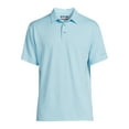 thumbnail image 4 of Ben Hogan Performance Men's Mini Gingham Print Golf Polo Shirt, Sizes S-5XL, 4 of 5
