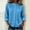 A_Blue#06, variant on Yteetum Blouses for Women Oversized Long Sleeve Button Down Pleated Shirts Women Fall Casual Solid Lightweight Loose Cardigan Shirts