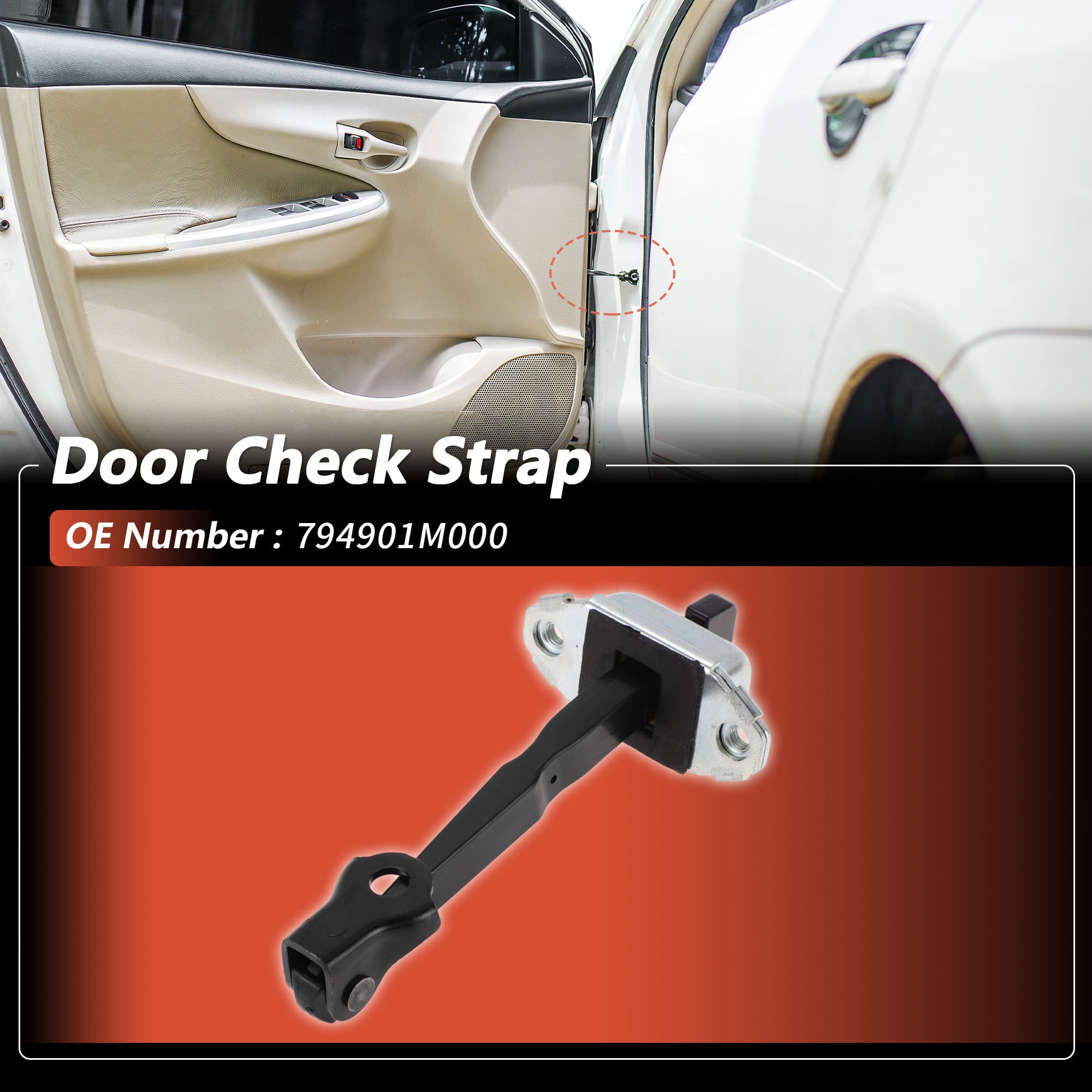 Unique Bargains Door Strap for Kia Forte 2010-2013 1pc No.794901M000