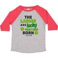 thumbnail image 3 of Inktastic The Ladies Are Lucky That I Was Born St Patricks Day Baby Boy Boys Toddler T-Shirt, 3 of 5