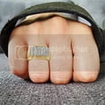 thumbnail image 6 of Mens Jewelry 10K Yellow Gold 0.54 CTTW Round Cut Natural White Diamond Engagement & Wedding Ring for Mens- Diamond Color : H-I, Clarity : I1 Ring Size-9, 6 of 6