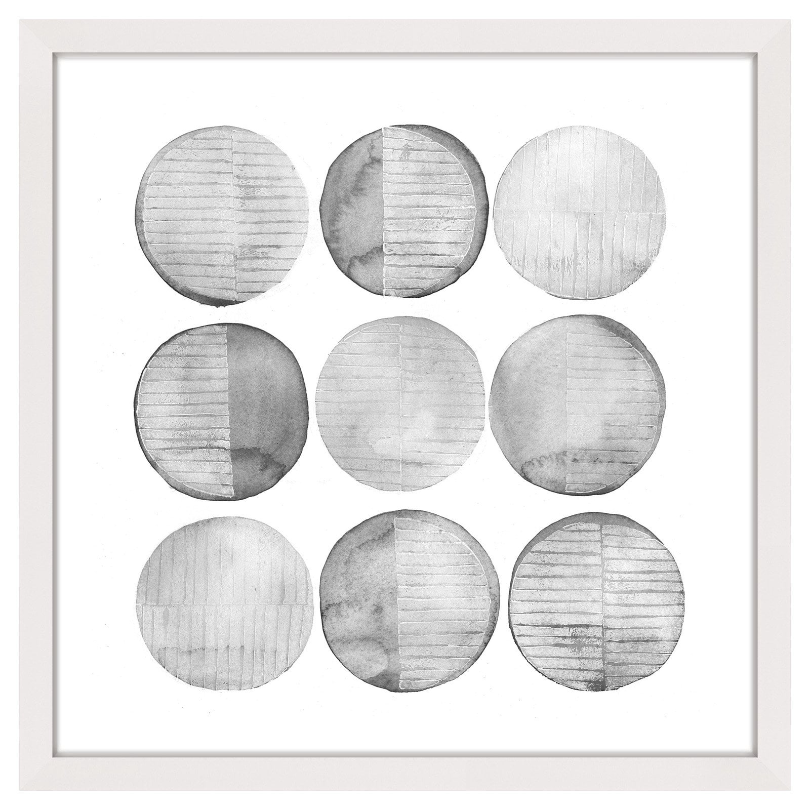 Marmont Hill Soft Circles I Framed Print