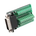 thumbnail image 2 of 26 Pin Db26 D-sub Male Adapter To Pcb Terminal Signals Module Breakout Board Connector With Insulat, 2 of 5