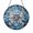 Acrylic 3.5 Inch, variant on Winter Snowflake Stained Glass Style Suncatcher, Round Window Hanging Art Decor, Seasonal Glass Panel Ornament, Decorative Holiday Gift for Home