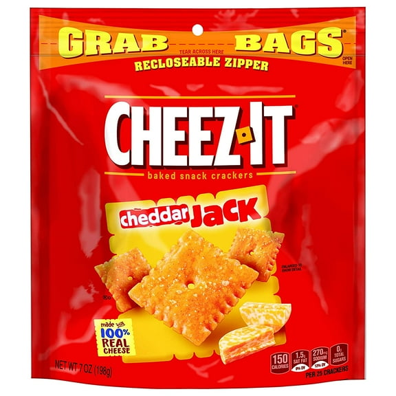 Kellogg's Sunshine Cheez-It Crackers Cheddar Jack 7 oz. (6 count)