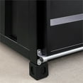 thumbnail image 6 of Furniture of America Sprewell Novelty Metal Sliding Door Coffee Table in Black, 6 of 9