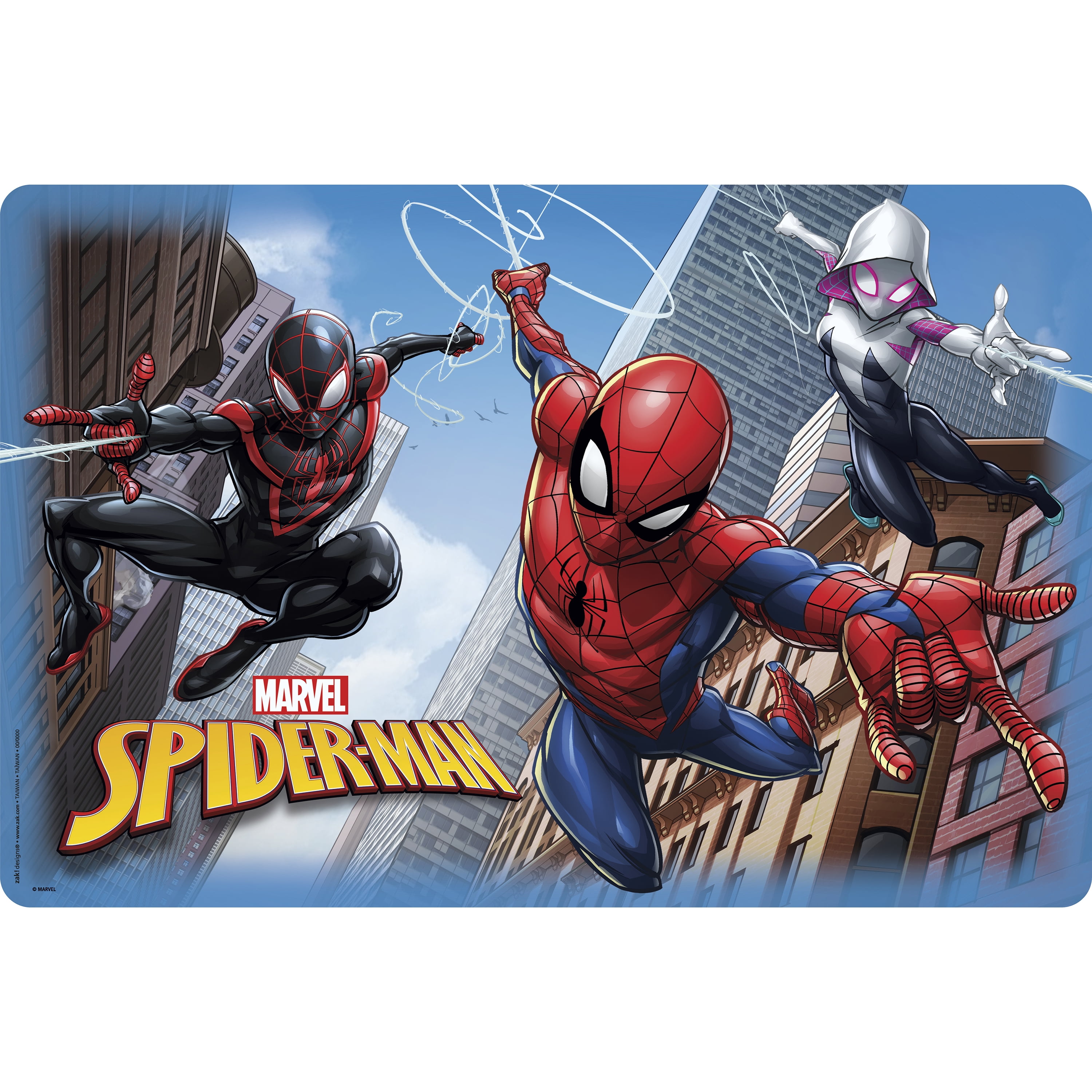 Zak! Designs Marvel Spider-Man Kid's Placemat - Walmart.com