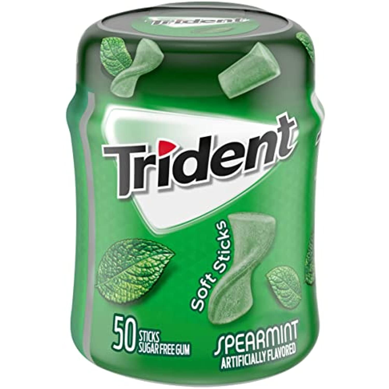 Trident Unwrapped Gum, Spearmint 50-Ct