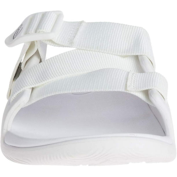 Chaco JCH108260 8 Womens Chillos Slide Sandal White Size 8