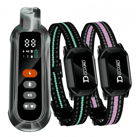 Remote Electric Bark Stop Dog Training Collar Rechargeable 3 Training Modes Collar Suitable for Small Medium Large Dogs Indoor & Outdoor Use