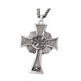 thumbnail image 6 of HOOUN Silver Knight Crown Masonic Cross Pendant Necklace Christian Jewelry Chain 24"-Style B- Knight, 6 of 7