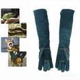 thumbnail image 1 of Guantes de trabajo antimordeduras, guantes de manipulación de animales resistentes a las mordeduras para soldar, jardinería, manipulación de perros, gatos, reptiles y serpientes, 1 of 5