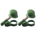 thumbnail image 1 of Soldado Salute Botella Capa Saludo Kronkorken Bierhelm Topper () Verde, 1 of 9