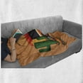 thumbnail image 6 of Mexican Soft Flannel Fleece Blanket, Taco Food Truck with Sombrero a Cactus Music Maracas Instrument Print Latin America, Cozy Plush for Indoor and Outdoor Use, 60" x 80", Multicolor, by Ambesonne, 6 of 6