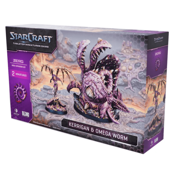 Collectible Archon Studio: Starcraft: Zerg Expansion Kerrigan & Omega Worm