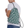 thumbnail image 2 of Bingfone Daisies Flowers Drawstrings Backpacks Bags for Men Women Gym Drawstrings Bag-Medium, 2 of 8