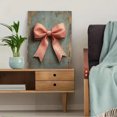 thumbnail image 5 of Qisvanset Framed Canvas Wall Art 12x16 Inch Pink Bow James Coquette Scripture Trendy Gift Art, 5 of 5