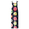 thumbnail image 4 of Easter Overalls for Women Casual Loose Fit Adjustable Strap Graphic printed Wide Leg Jumpsuits Clothes (L, Multicolor), 4 of 5