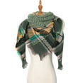 thumbnail image 3 of MESSUEN Plaid Scarf for Women Long Shawl Womens Poncho Tops Scarfs for Women Cotton Scarf for Women Scarf Wraps for Women C One Size, 3 of 3